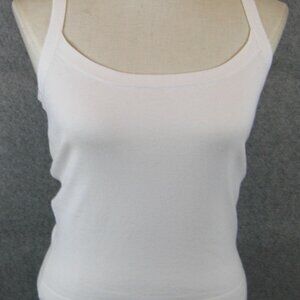 Coldwater Creek White Sleeveless Sweater Shell Top XS NEW